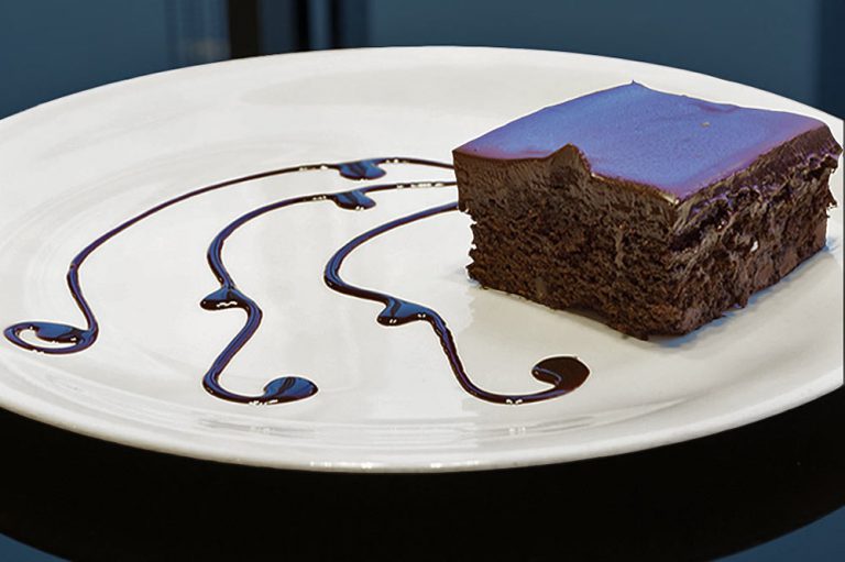 picture of triple chocolate brownie