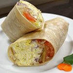 picture of egg salad wrap