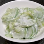 photo of cucumber salad