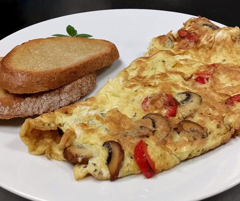 photo of omelette